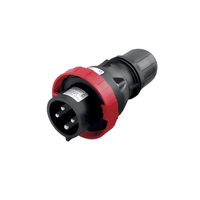 ENCHUFE INDUSTRIAL 3X63A+T 500V IP66 7H ZONA 1221 Y 22 219.63366 SCAME