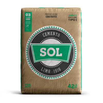 CEMENTO PORTLAND TIPO I 42.5KG SOL