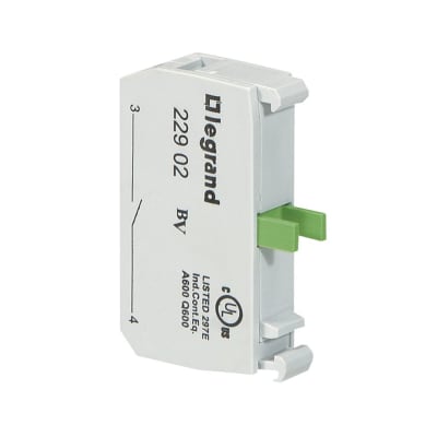 BLOCK DE CONTACTO 1NA PARA PULSADOR NO LUMINOSO 22902 LEGRAND