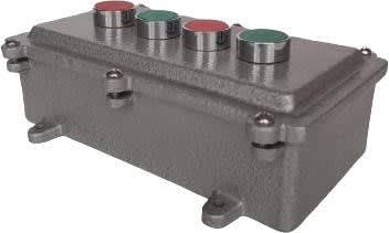 INTERRUPTOR INDUSTRIAL PUSH BUTTON 22 mm DE 4 PULSADORES IRP/4 C AIBAR
