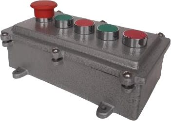 INTERRUPTOR INDUSTRIAL PUSH BUTTON 22 mm DE 5 PULSADORES IRP/5 C AIBAR