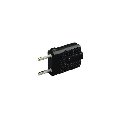 ENCHUFE CON ESPIGAS REDONDAS 2X10A 250V PVC REVERSIBLE 2465G BTICINO