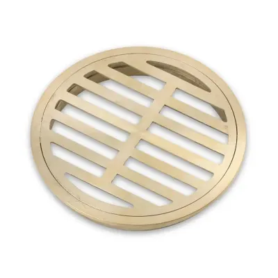 SUMIDERO DE BRONCE MODELO PESADO 4'' ORO WERKEN
