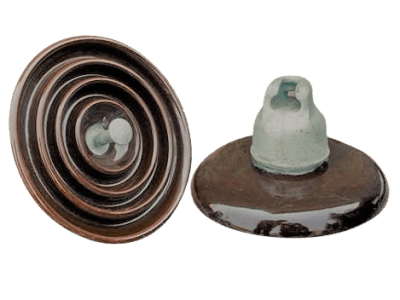 AISLADOR DE PORCELANA TIPO SUSPENSION 80KN 146/255/279MM ANSI 52-8 PROCEDENCIA CHINA