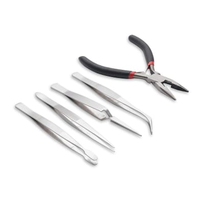 SET DE HERRAMIENTAS MODELO GSPE006 DE ACERO PARA ELECTRONICA WERKEN