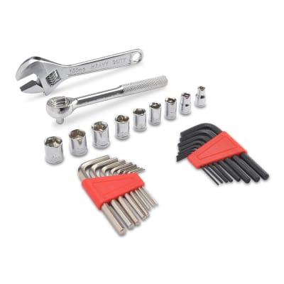 SET DE HERRAMIENTAS MODELO GSPE016 DE 27 PIEZAS EN ACERO PULIDO WERKEN