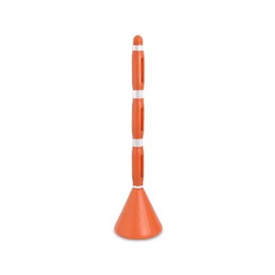 SEÑALETICA TUBULAR 130 CM NARANJA REFLECTANTE GALO