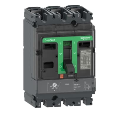 INTERRUPTOR TERMOMAGNETICO REGULABLE 3X44.1-63A 35KA 440V TMD NSX100F C10F3TM063 SCHNEIDER ELECTRIC