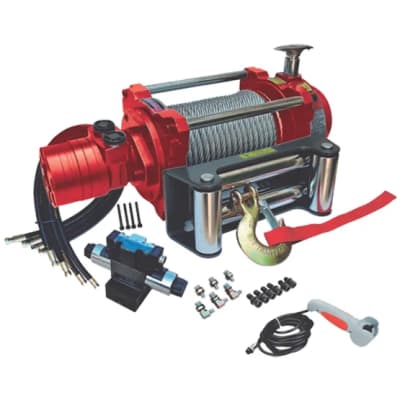 WINCHE 12V MODELO WH-15000LBS VELOCIDAD:1.8-9M/MIN 26.5MTS AMERICAN BULL