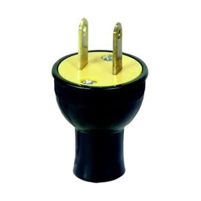ENCHUFE CHICO 2 PATAS 15A 125V CAUCHO AMARILLO 3123BKE EATON