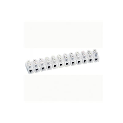 BORNERA DE REGLETA 2.5MM2 12 BORNES NYLBLOC BLANCO 34221 LEGRAND