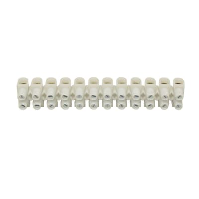 BORNERA DE REGLETA 6MM2 12 BORNES NYLBLOC BLANCO 34223 LEGRAND