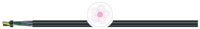 CABLE SUMERGIBLE DE GOMA 12G2.5MM2 450/750V H07RN-F 3500085 TKD