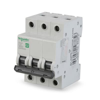 INTERRUPTOR TERMOMAGNETICO EASY9 3X32A BLANCO PVC SCHNEIDER ELECTRIC