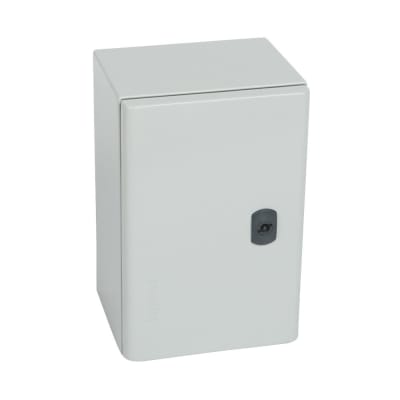 TABLERO P/ADOSAR METALICO 300X200X160MM CON PUERTA C/PLANCHA DE MONTAJE 36910 LEGRAND