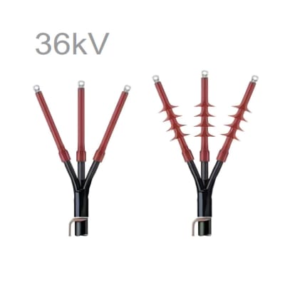 TERMINACION TERMOCONTRAIBLE TRIPOLAR USO EXTERIOR 36KV 400MM OXSU-F6352-ML-6-13 RAYCHEM