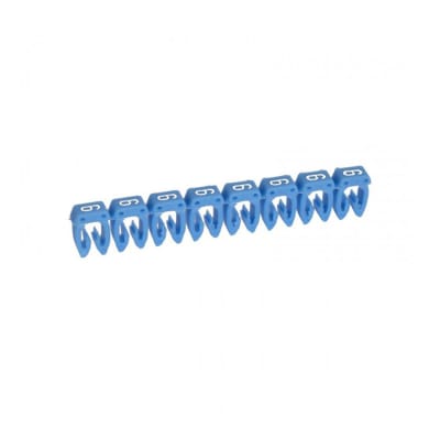 MARCADOR NUMERO: 6 PARA CABLE 1.5-2.5MM2 AZUL X30UND 38226 LEGRAND