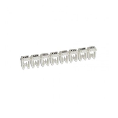 MARCADOR NUMERO: 9 PARA CABLE 1.5-2.5MM2 BLANCO X30UND 38229 LEGRAND
