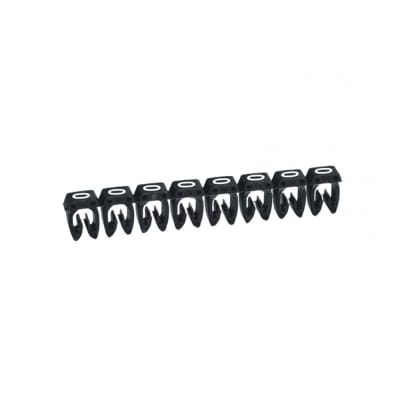 MARCADOR NUMERO: 0 PARA CABLE 4-6MM2 NEGRO X20UND 38230 LEGRAND