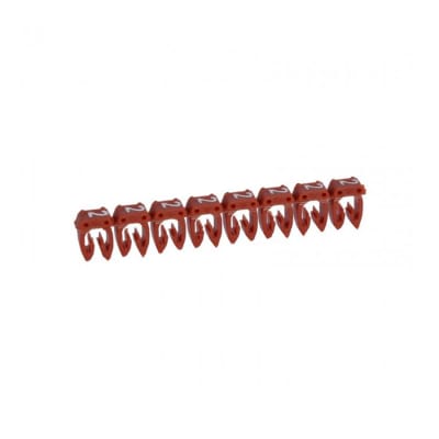 MARCADOR NUMERO: 2 PARA CABLE 4-6MM2 ROJO X20UND 38232 LEGRAND