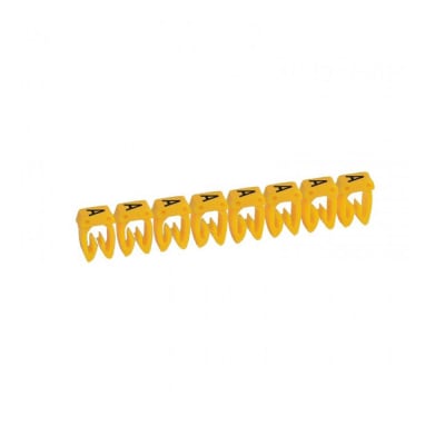 MARCADOR LETRA: A PARA CABLE 1.5-2.5MM2 X30UND 38330 LEGRAND