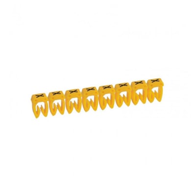 MARCADOR LETRA: X PARA CABLE 1.5-2.5MM2 X30UND 38353 LEGRAND