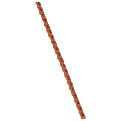 DIGITOS DUPLIX NUMERO: 3 ANARANJADO X20UND 38403 LEGRAND