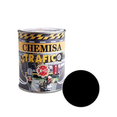 PINTURA PARA TRAFICO NEGRO 1/4 GALON CHEMISA