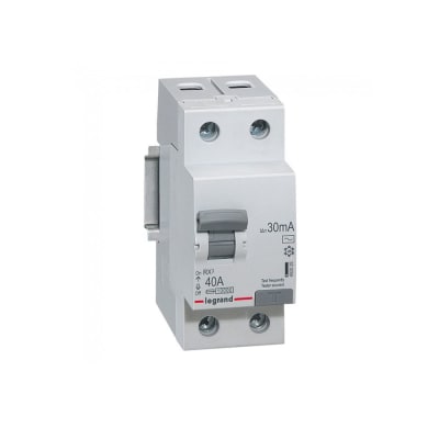 INTERRUPTOR DIFERENCIAL 2X40A 30MA 230V RX3 TIPO AC 402025 LEGRAND