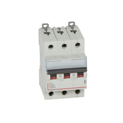 INTERRUPTOR TERMOMAGNETICO 3X63A 10KA 230/400V TIPO C DIN 407865 LEGRAND