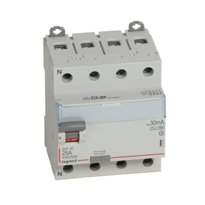 INTERRUPTOR DIFERENCIAL 4X25A 230V 30MA HPI DX3-ID 411694 LEGRAND