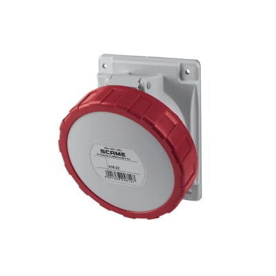 TOMACORRIENTE P/EMPOTRAR INCLINADO 3X32A+T 415V IP67 6H OPTIMA 418.3266 SCAME