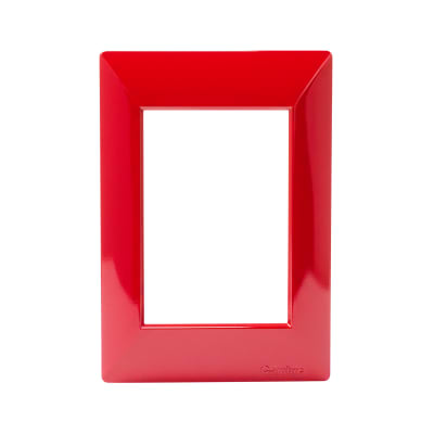 PLACA COLOR ROJO (SIGLO XXII) 4 MODULOS CAMBRE