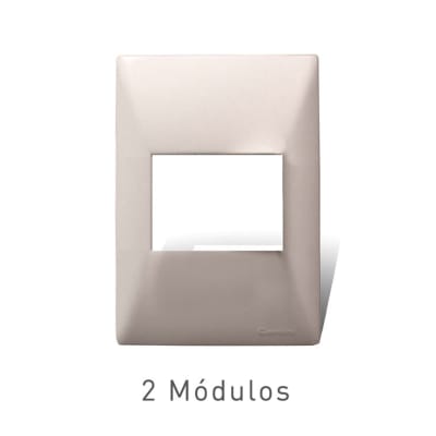 PLACA BLANCA (SIGLO XXII) 2 MODULOS CAMBRE