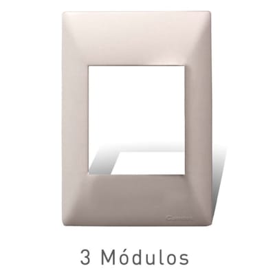 PLACA BLANCA (SIGLO XXII) 3 MODULOS CAMBRE