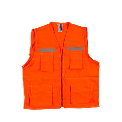 CHALECO DE DRILL NARANJA ECONOMICO TALLA L WERKEN