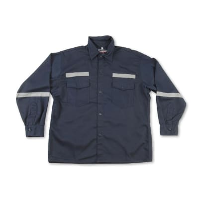 CAMISA DRILL TEC AZUL TALLA EXTRA LARGE WERKEN