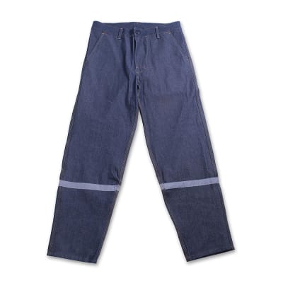 PANTALON DENIM 100% ALGODON CON CINTA REFLECTIVA - TALLA: SMALL WERKEN