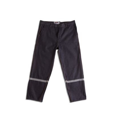PANTALON DENIM 100% ALGODON CON CINTA REFLECTIVA - TALLA: LARGE WERKEN