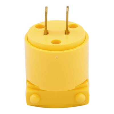 ENCHUFE PVC AMARILLO 2 PATAS 15A 125V 4862E EATON