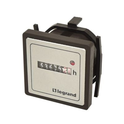 HOROMETRO ELECTROMECANICO 48X48MM 110-120VAC 5 DIGITOS 2 DECIMALES 49554 LEGRAND