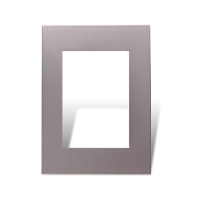 PLACA DISTANCIADOR ALUMINIO PURO INCLUYE RIBETES (BLANCO Y GRIS) CAMBRE