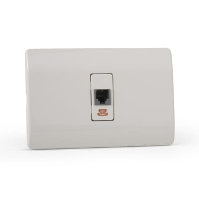 TOMA TELEFONICA MARFIL GENESIS SCHNEIDER ELECTRIC