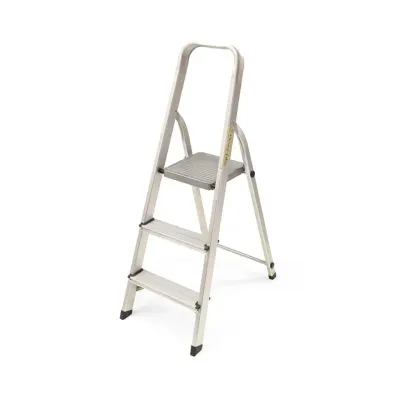 ESCALERA TIJERA DE ALUMINIO 3 PASOS WERKEN