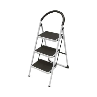 ESCALERA TIJERA DE ACERO 3 PASOS WERKEN
