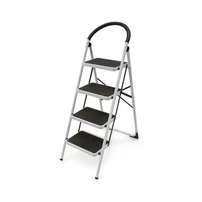ESCALERA TIJERA DE ACERO 4 PASOS WERKEN