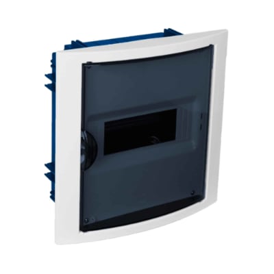 TABLERO ADOSADO TERMOPLASTICO 28P PUERTA FUME HORIZONTAL 362X438X104MM SOLERA