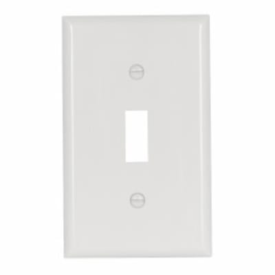 PLACA SIMPLE NYLON P/INTERRUPTOR BLANCO 5134WE EATON