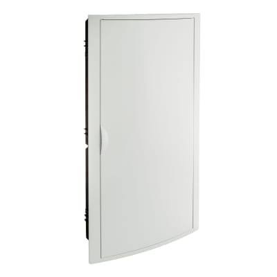 TABLERO EMPOTRADO TERMOPLASTICO 56P PUERTA BLANCA HORIZONTAL 320X670X75MM SOLERA
