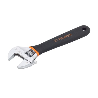 LLAVE FRANCESA MODELO PET6X CROMADA AJUSTABLE DE 6' PULGADAS TRUPER